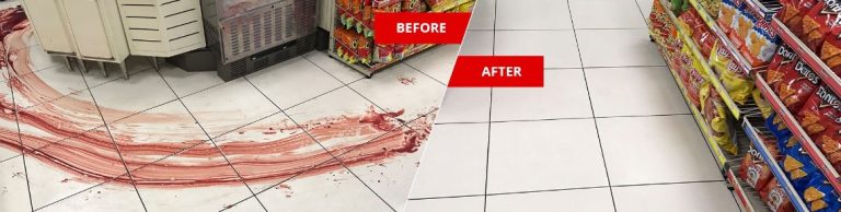 Cleaning Up Blood after a Stabbing