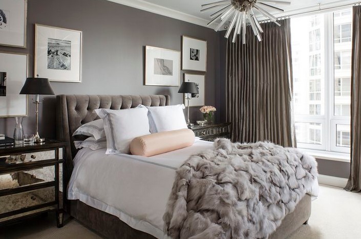 Gray Glamour: White and Gray Bedroom Ideas for Modern Elegance