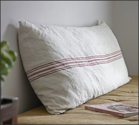 Sack Sensation: Embracing the Charm of Grain Sack Pillows